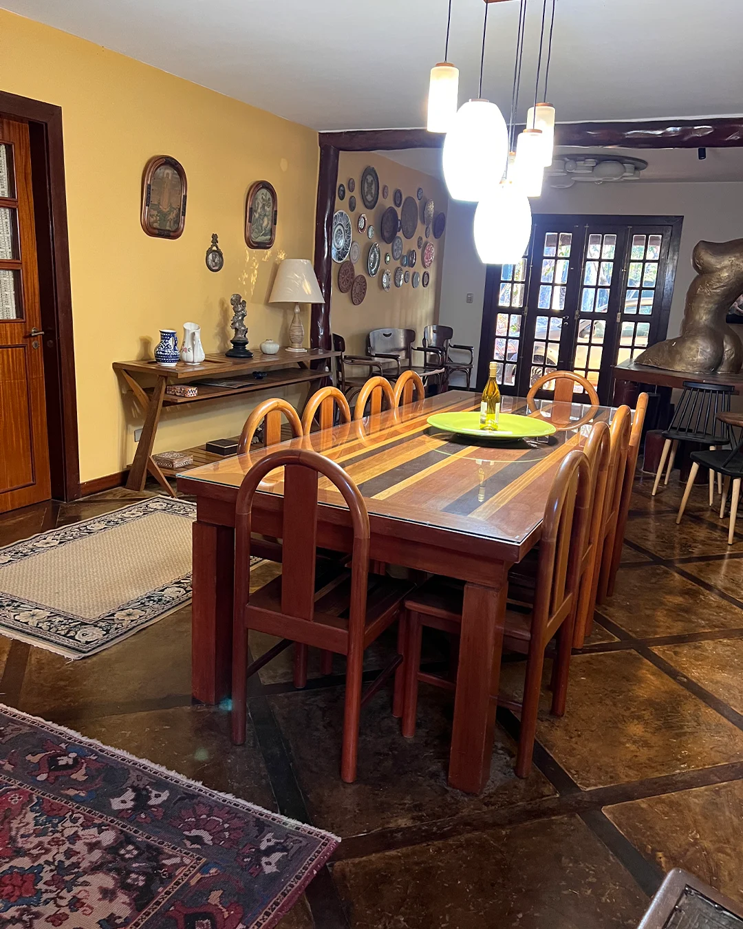 Casa e áreas externas da Quinta da Boa Vista